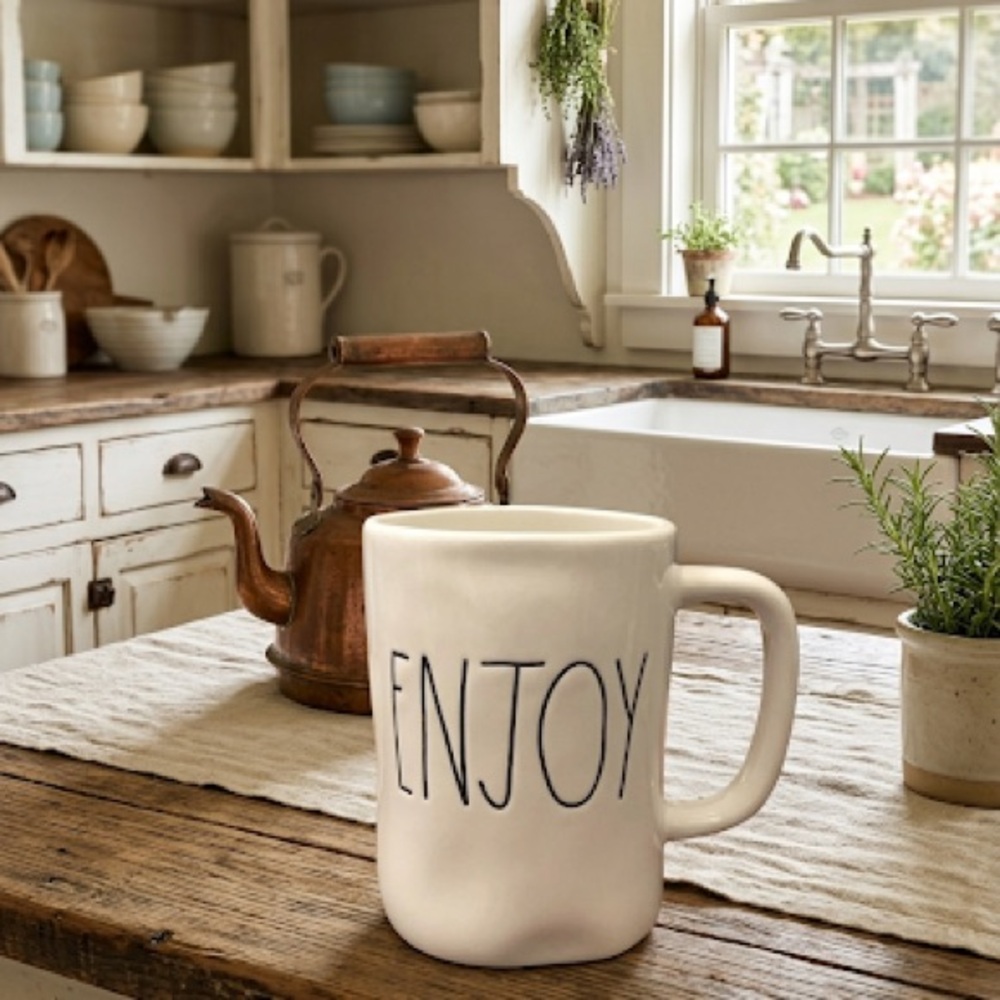 Rae Dunn “ENJOY” Ceramic Mug